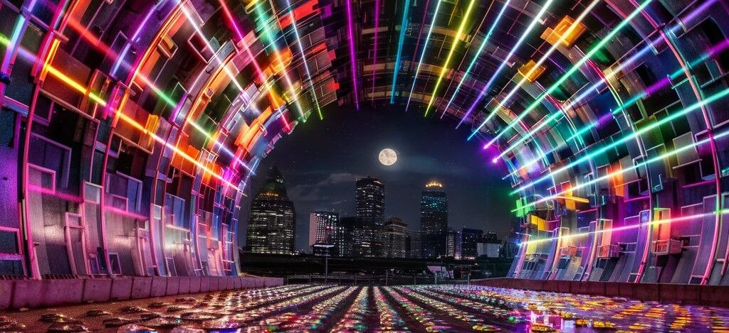 國內多地建有成熟案例，業(yè)績處于領先地位！黑龍江某地方政府實地對接知名品牌光影夜游投資選址項目